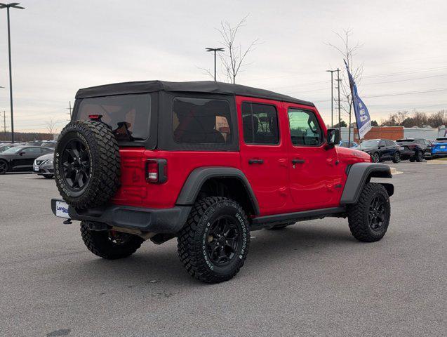 used 2021 Jeep Wrangler car, priced at $27,709