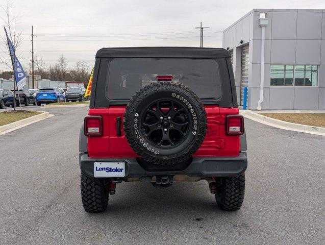 used 2021 Jeep Wrangler car, priced at $27,709