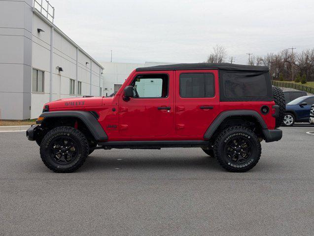 used 2021 Jeep Wrangler car, priced at $27,709