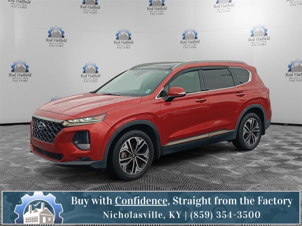 used 2019 Hyundai Santa Fe car, priced at $22,402