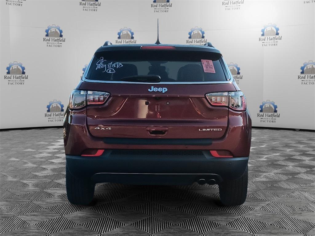 used 2021 Jeep Compass car, priced at $21,406