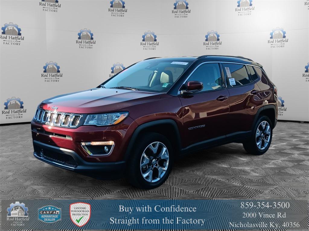 used 2021 Jeep Compass car, priced at $21,989