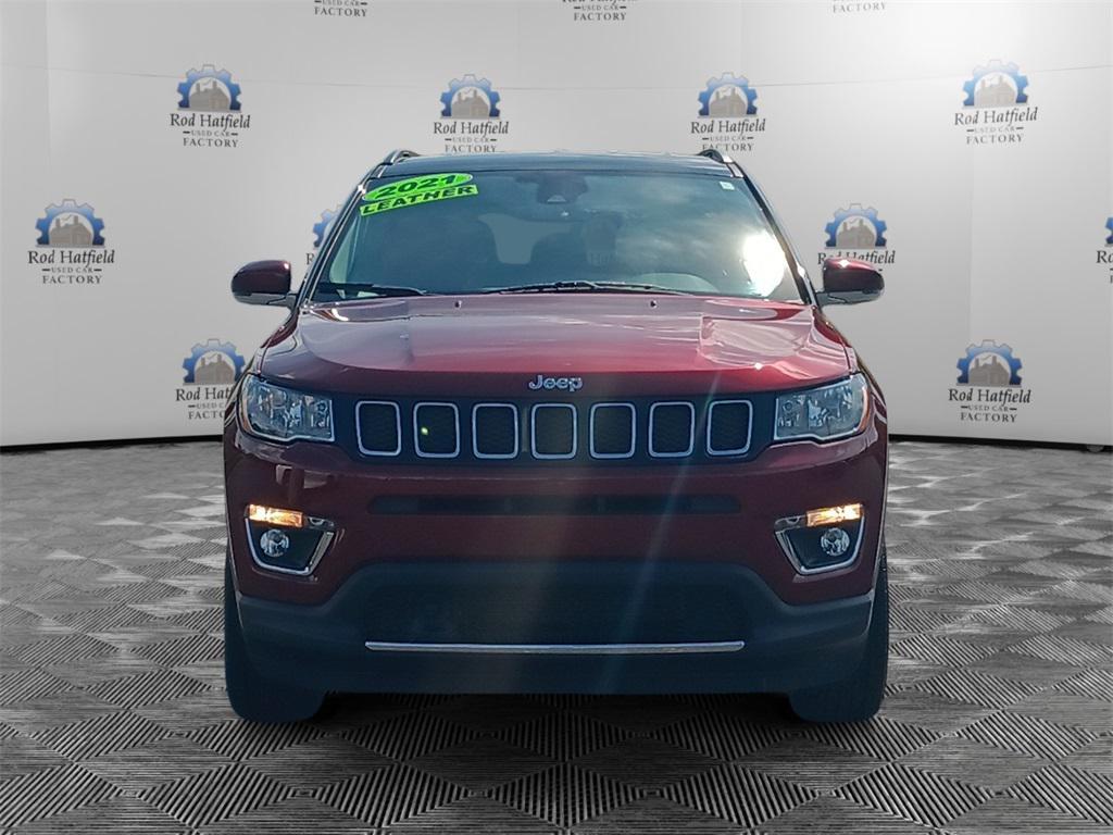 used 2021 Jeep Compass car, priced at $21,406