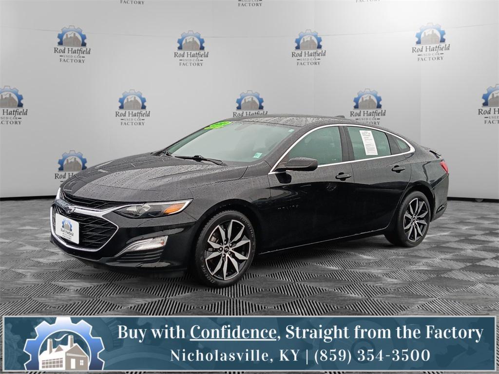 used 2021 Chevrolet Malibu car, priced at $18,142