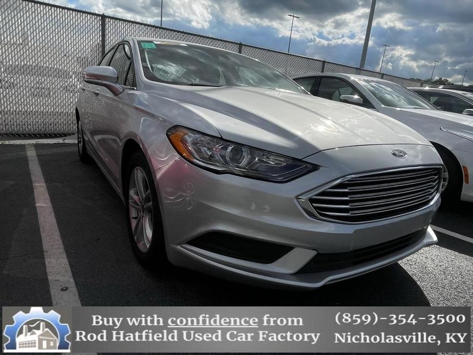 used 2018 Ford Fusion car, priced at $17,779