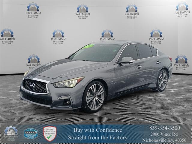 used 2018 INFINITI Q50 car, priced at $21,474