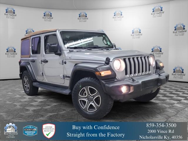 used 2020 Jeep Wrangler Unlimited car, priced at $18,565