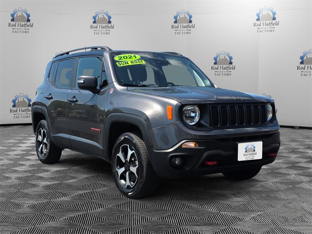 used 2021 Jeep Renegade car, priced at $18,874