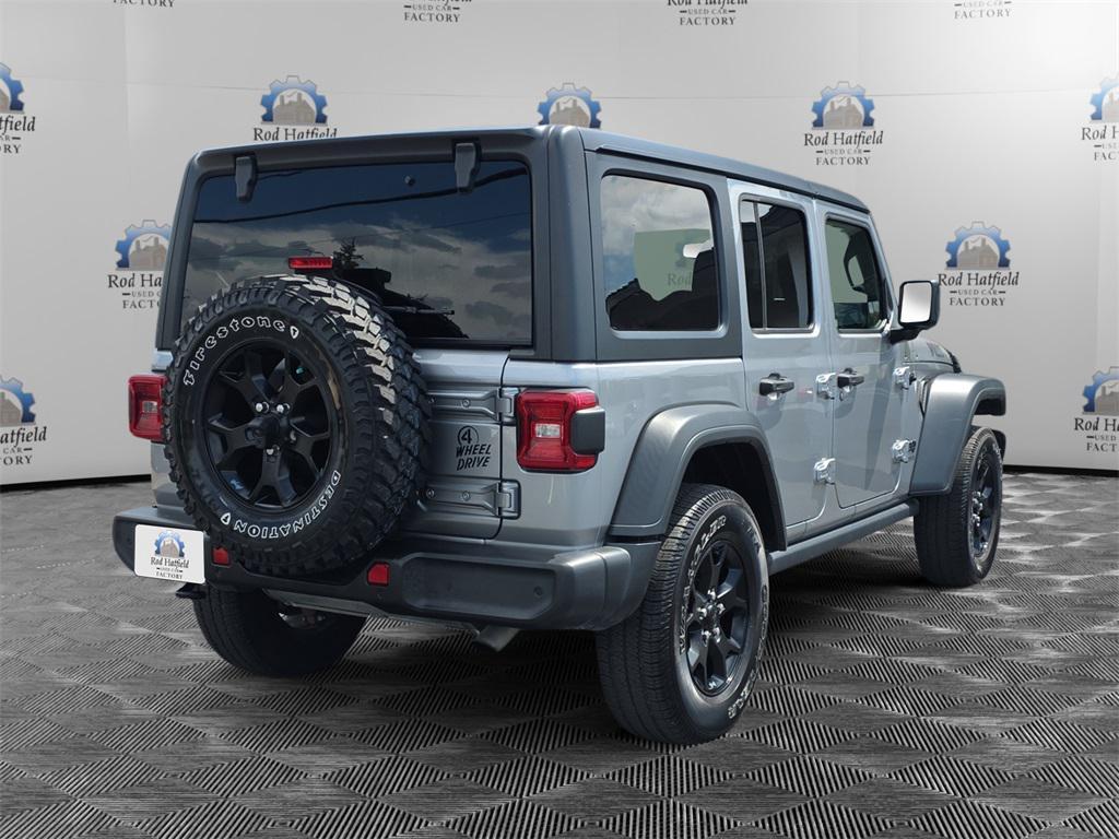used 2021 Jeep Wrangler car, priced at $29,845