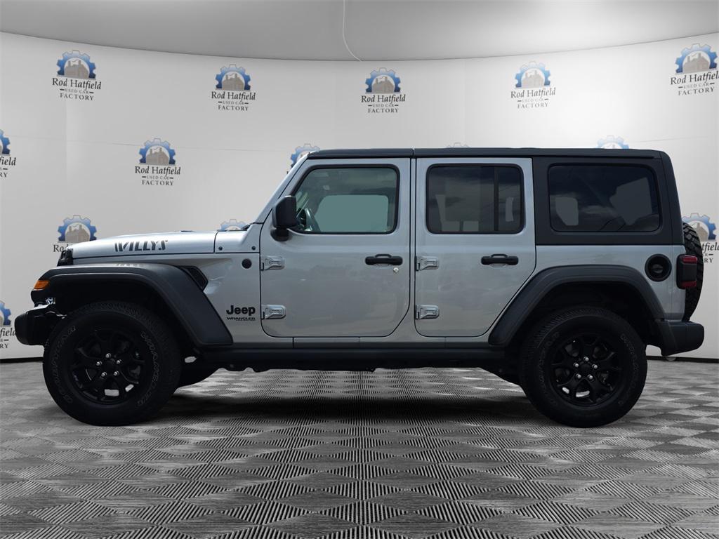 used 2021 Jeep Wrangler car, priced at $29,845