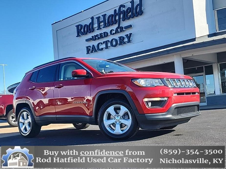 used 2021 Jeep Compass car, priced at $18,147