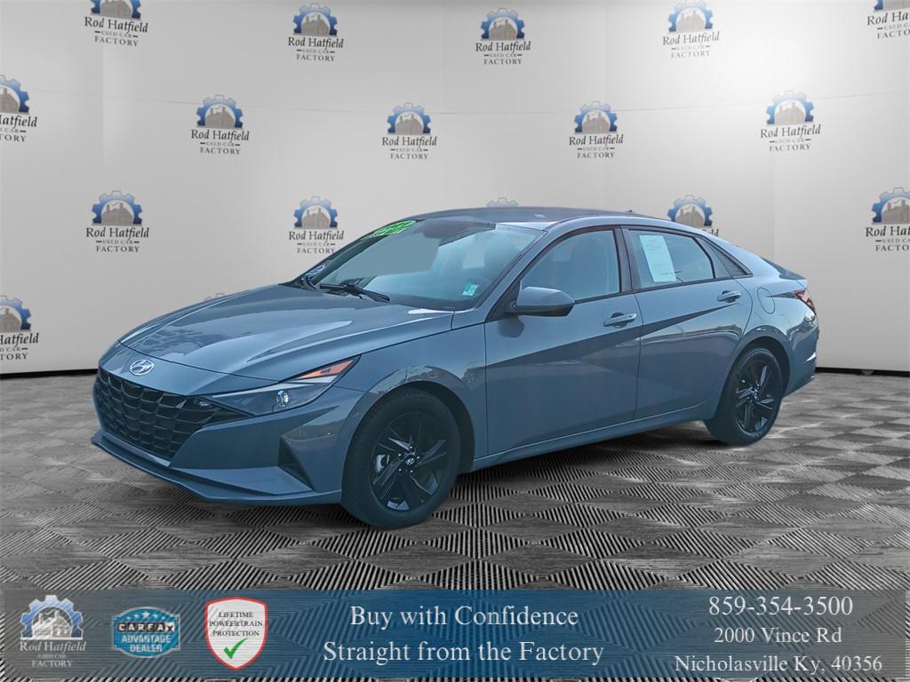 used 2021 Hyundai Elantra car, priced at $18,499