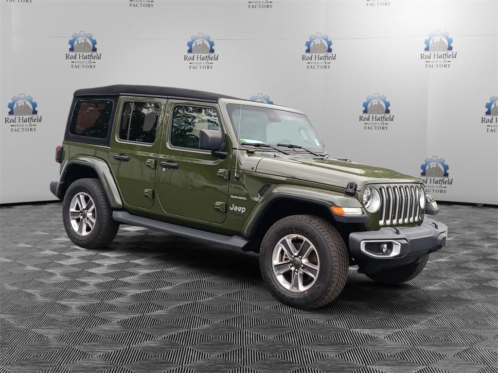 used 2021 Jeep Wrangler Unlimited car, priced at $32,654