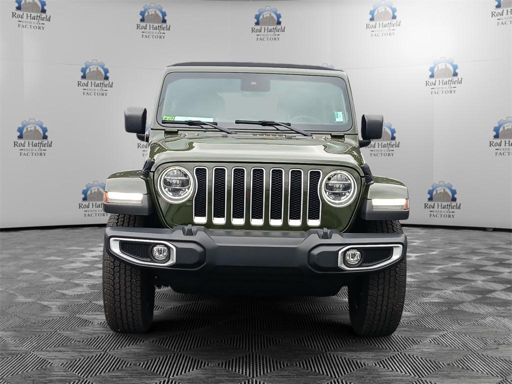 used 2021 Jeep Wrangler Unlimited car, priced at $32,654