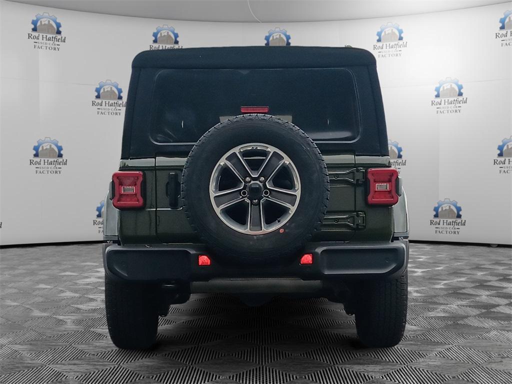 used 2021 Jeep Wrangler Unlimited car, priced at $32,654
