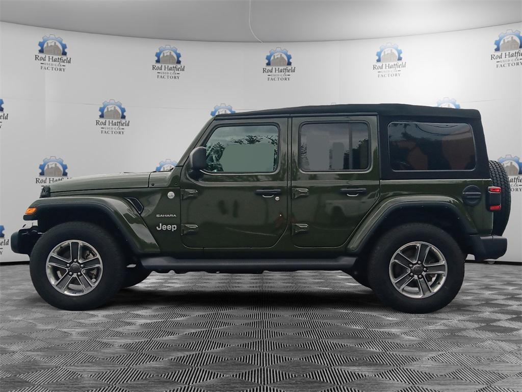 used 2021 Jeep Wrangler Unlimited car, priced at $32,654