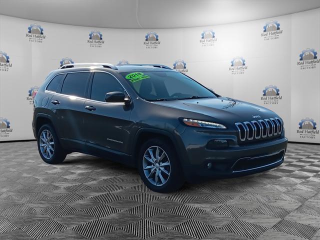 used 2018 Jeep Cherokee car, priced at $18,301