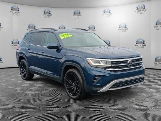 used 2022 Volkswagen Atlas car, priced at $29,504