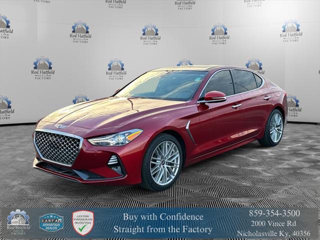 used 2021 Genesis G70 car, priced at $28,070