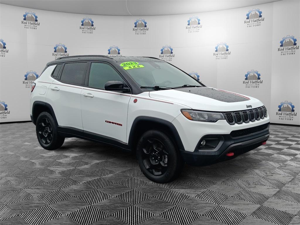 used 2023 Jeep Compass car, priced at $22,302