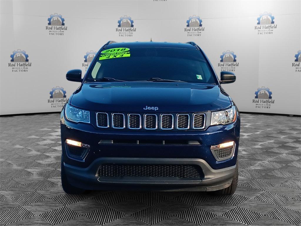 used 2018 Jeep Compass car, priced at $13,923