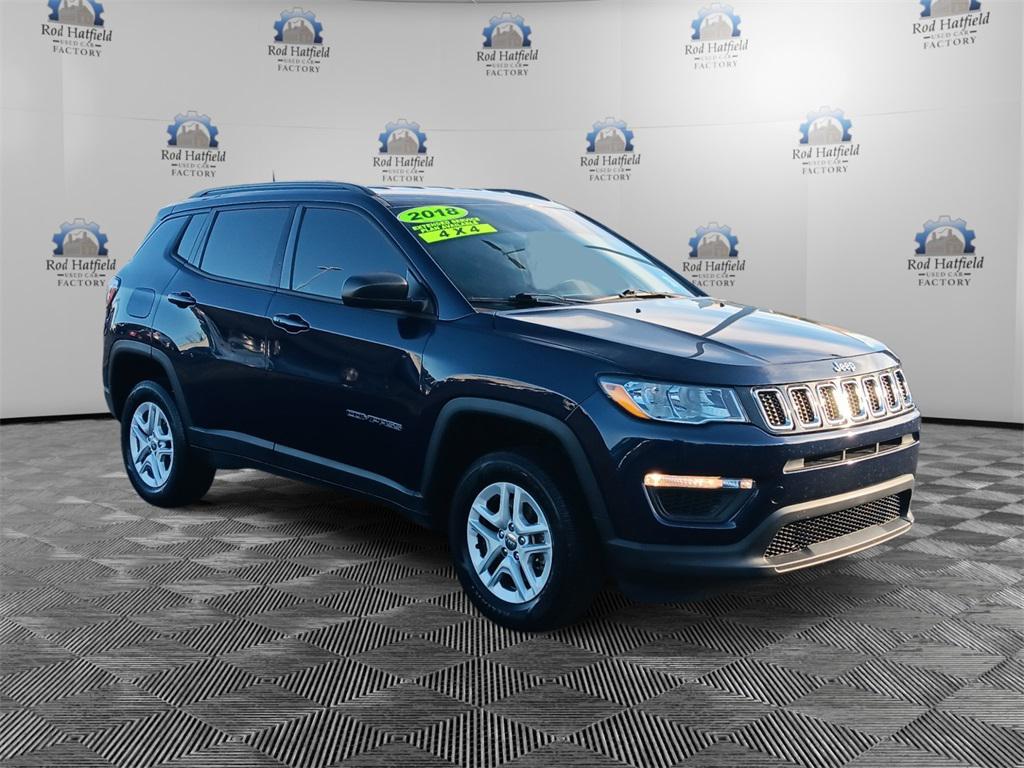 used 2018 Jeep Compass car, priced at $13,923