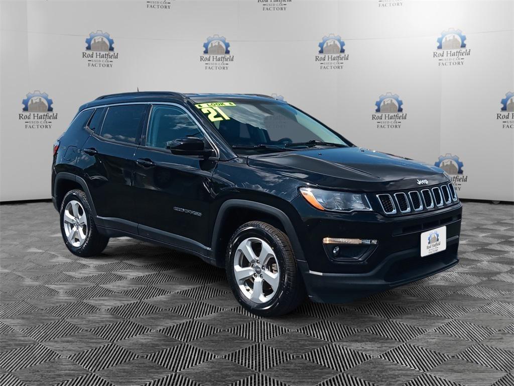 used 2021 Jeep Compass car, priced at $17,037