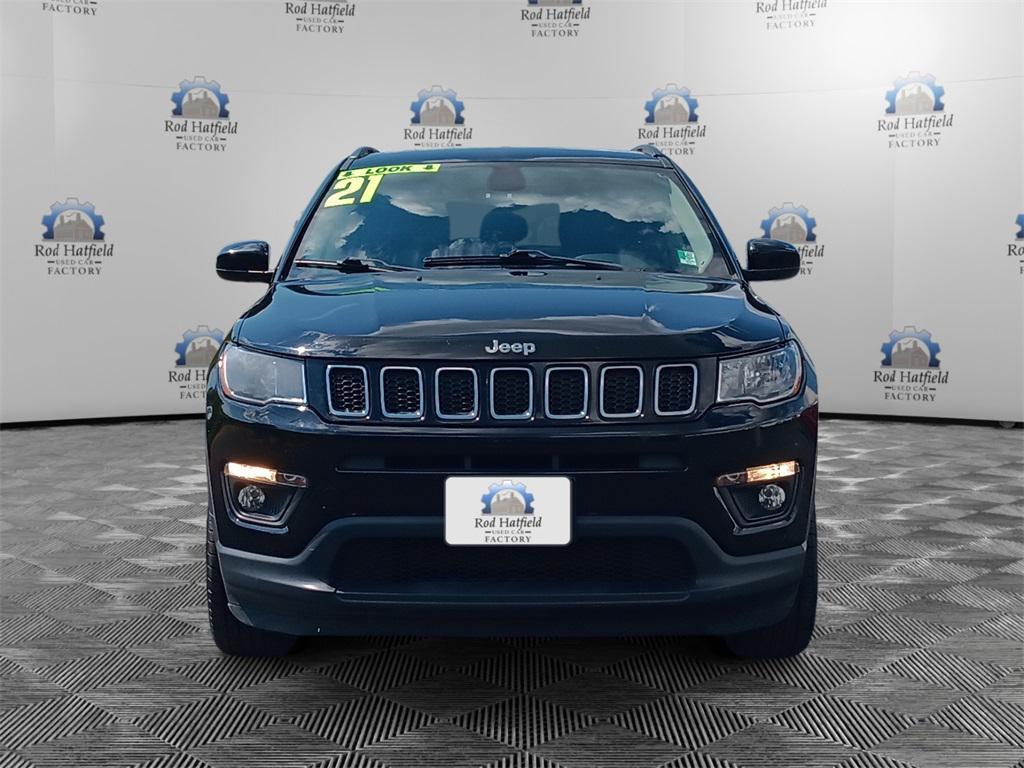 used 2021 Jeep Compass car, priced at $17,037