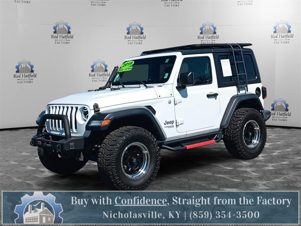 used 2019 Jeep Wrangler car, priced at $25,343