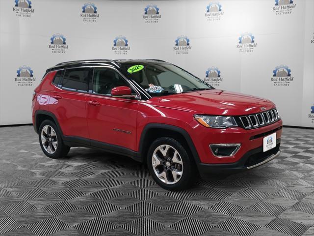 used 2021 Jeep Compass car, priced at $19,268