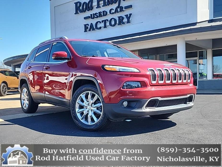 used 2016 Jeep Cherokee car, priced at $15,192