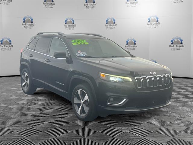 used 2021 Jeep Cherokee car, priced at $24,579