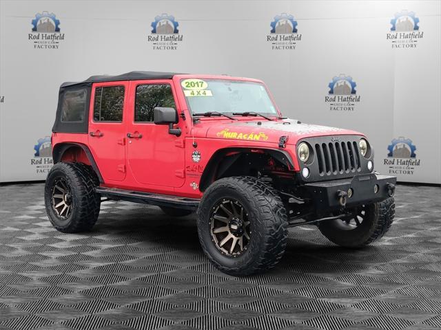used 2017 Jeep Wrangler Unlimited car, priced at $24,888