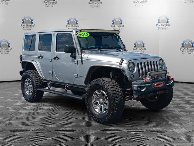 used 2015 Jeep Wrangler Unlimited car, priced at $23,580