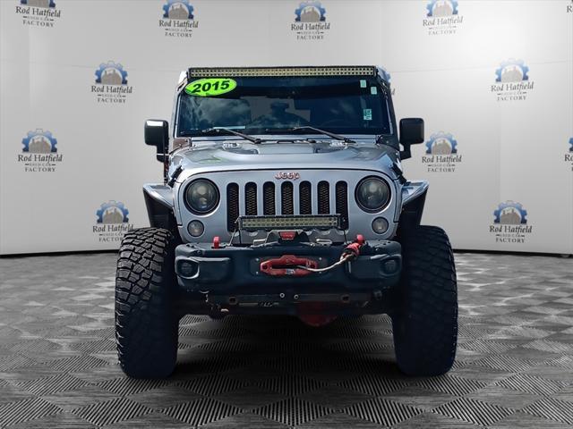 used 2015 Jeep Wrangler Unlimited car, priced at $23,580