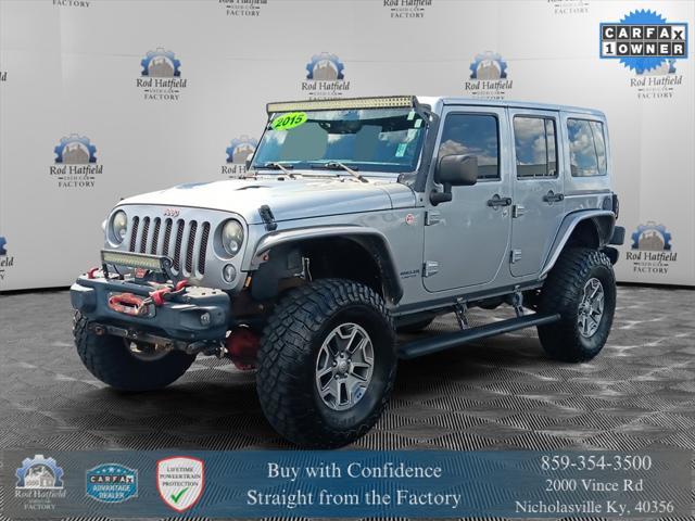 used 2015 Jeep Wrangler Unlimited car, priced at $23,580