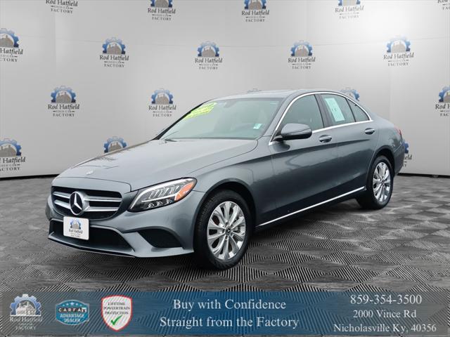 used 2019 Mercedes-Benz C-Class car, priced at $23,897