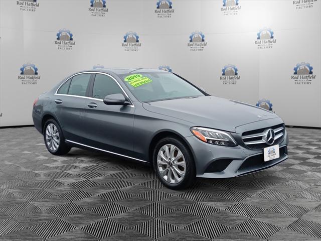 used 2019 Mercedes-Benz C-Class car, priced at $23,897