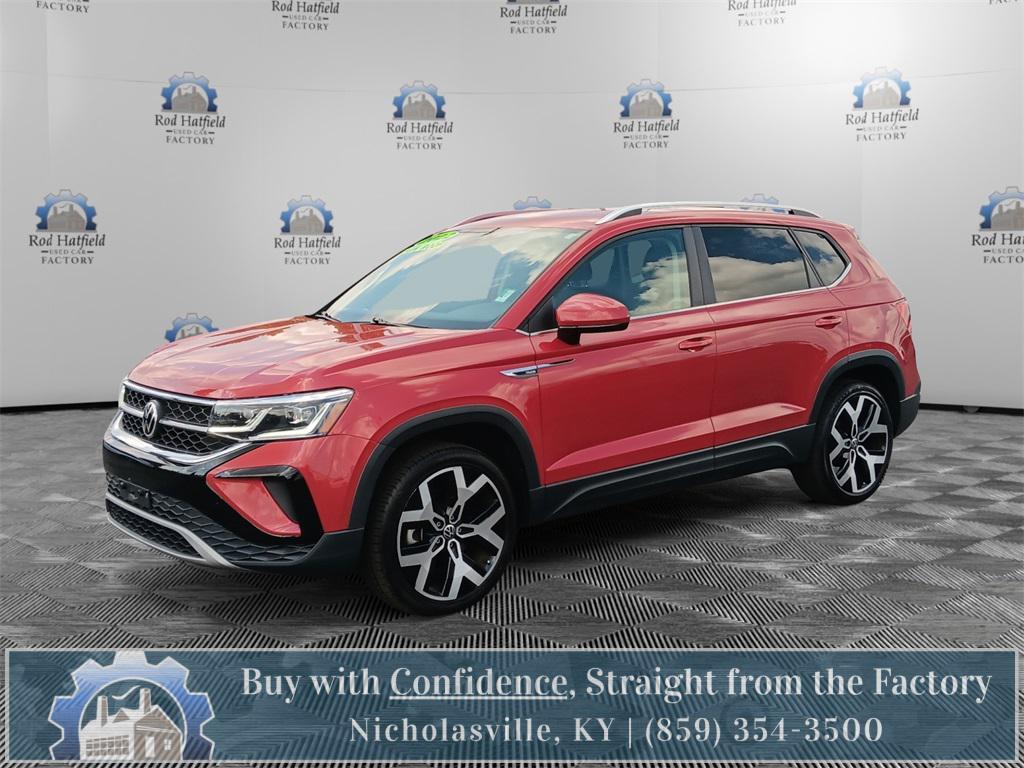 used 2022 Volkswagen Taos car, priced at $20,600