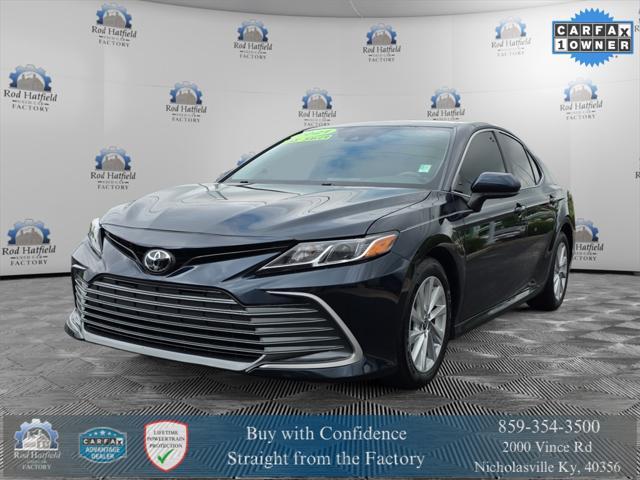 used 2021 Toyota Camry car, priced at $22,433