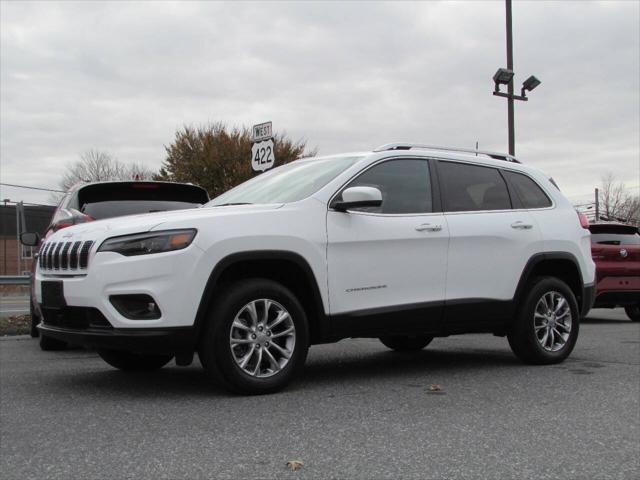 used 2021 Jeep Cherokee car, priced at $23,900