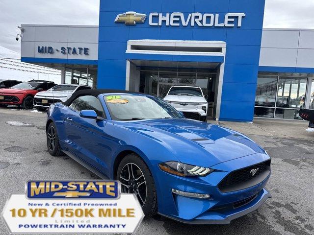 used 2021 Ford Mustang car, priced at $22,000