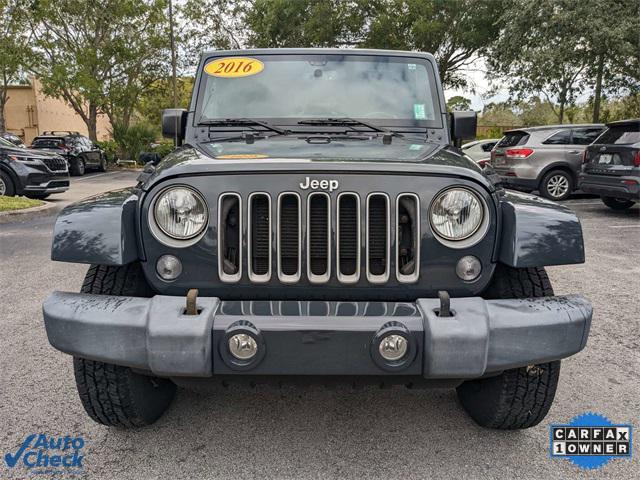 used 2016 Jeep Wrangler Unlimited car, priced at $22,987