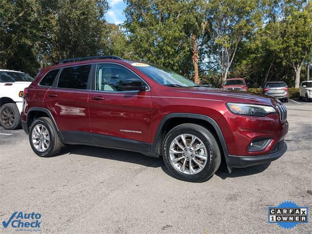 used 2022 Jeep Cherokee car, priced at $20,987