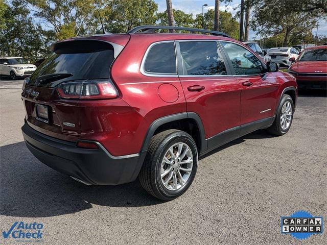 used 2022 Jeep Cherokee car, priced at $20,987