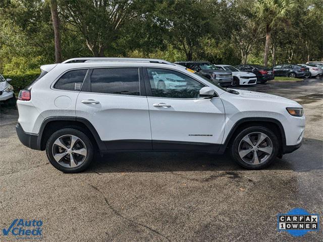 used 2019 Jeep Cherokee car, priced at $19,337