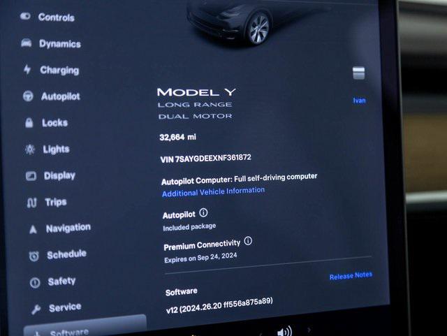 used 2022 Tesla Model Y car, priced at $33,999