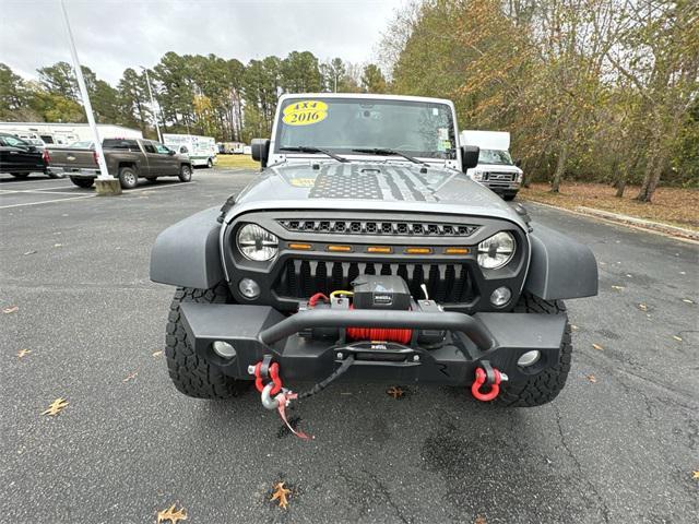 used 2016 Jeep Wrangler Unlimited car, priced at $19,873