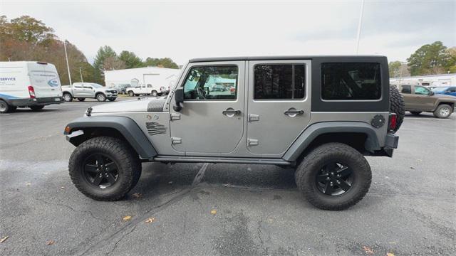 used 2016 Jeep Wrangler Unlimited car, priced at $19,873