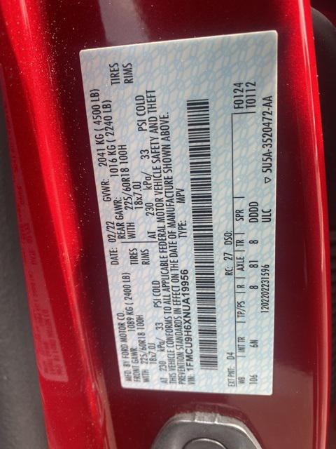 used 2022 Ford Escape car, priced at $19,989